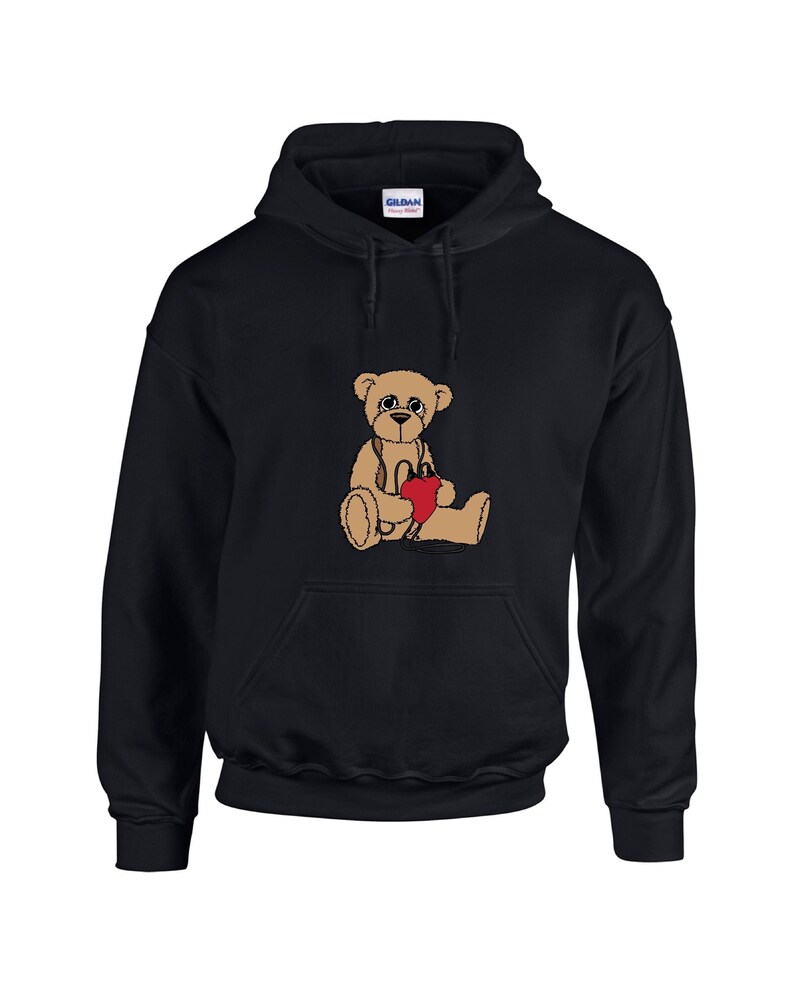 Teddy Bear Pullover Hoodie | Teddy graphic Hoodie | Personalized ...