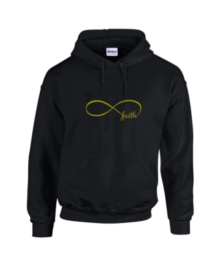 Infinity Faith Symbol Pullover Hoodie | Faith graphic Hoodie | Personalized Pullover Hooded Sweatshirt | Gift for Him | Gift for her