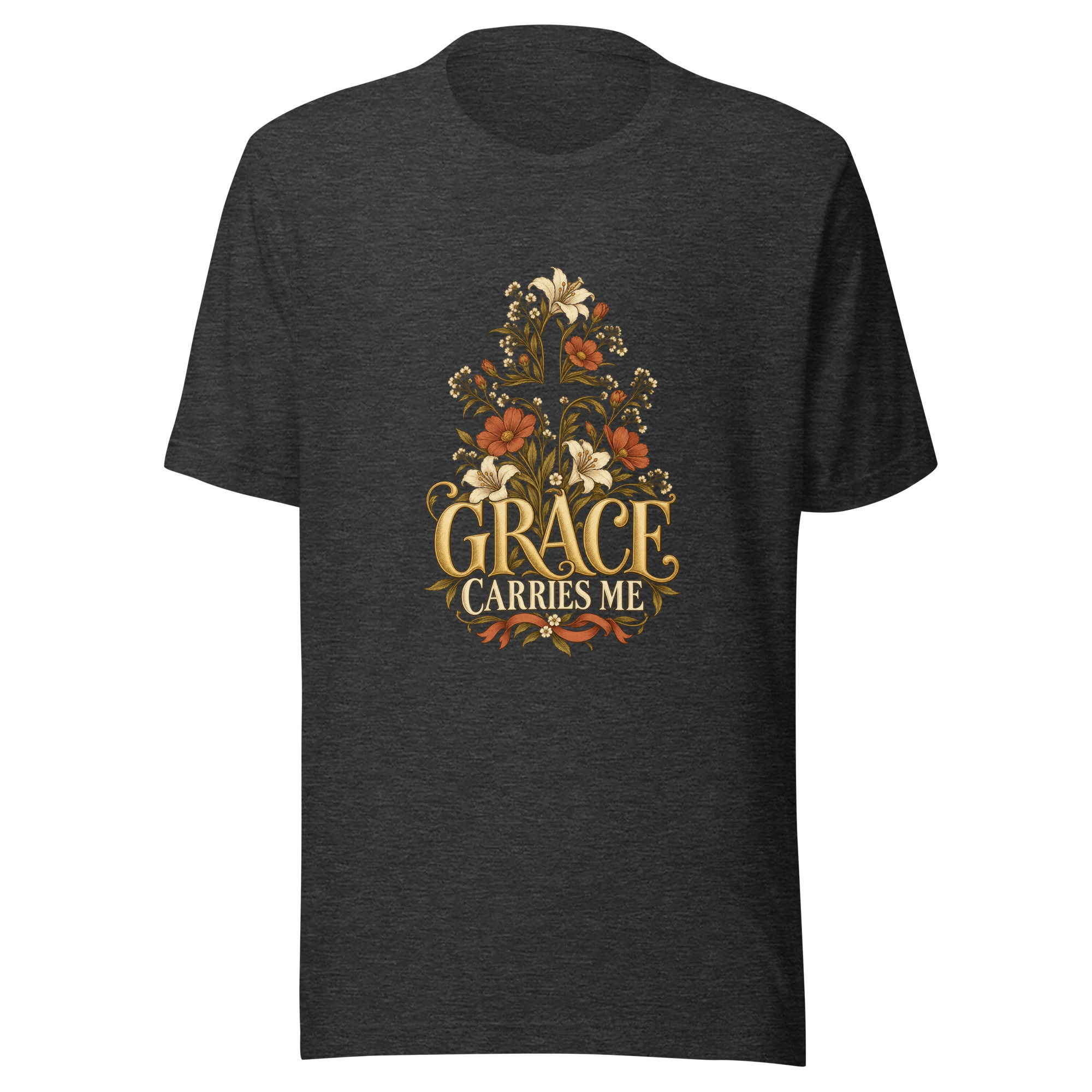 Grace Carries Me Faith T-Shirt - Image 4