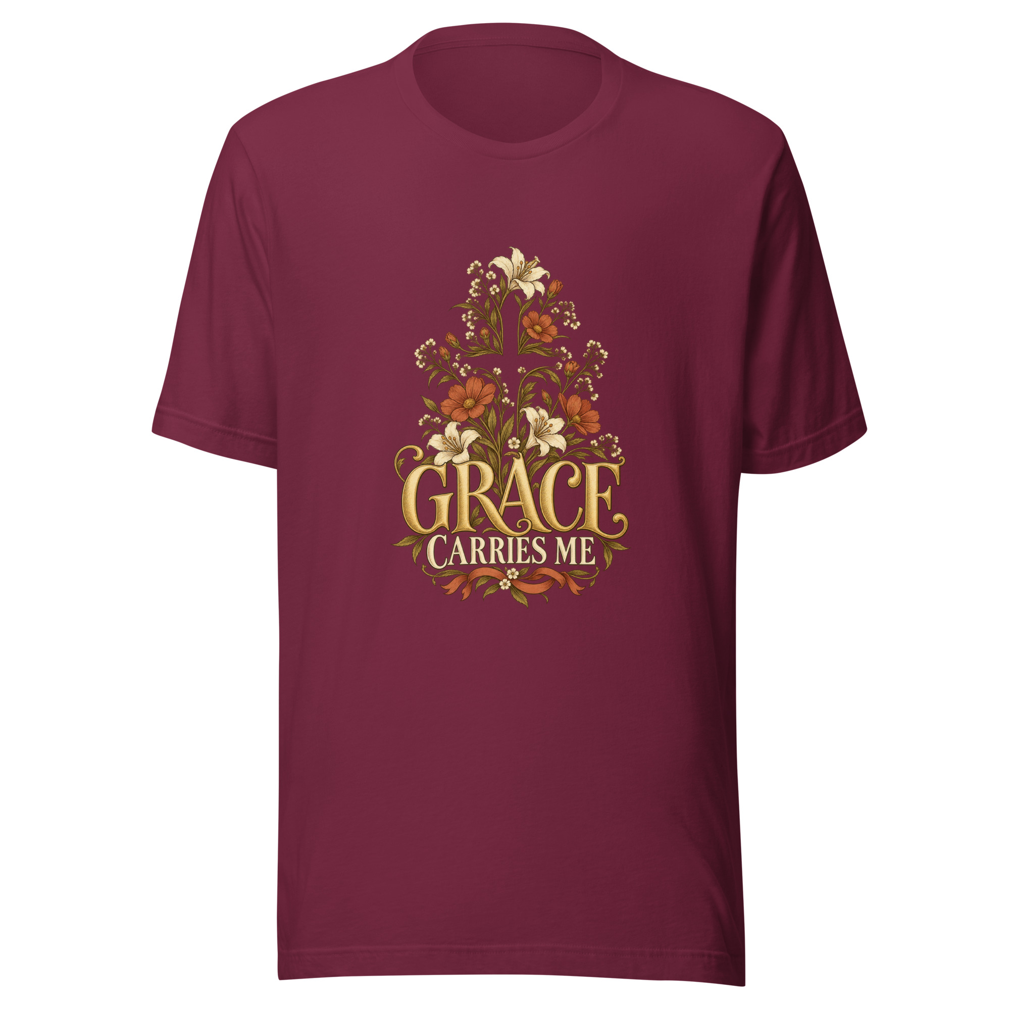 Grace Carries Me Faith T-Shirt - Image 2